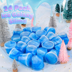 WUJYLY Holiday gifting idea with blue slime for Christmas and Easter.
