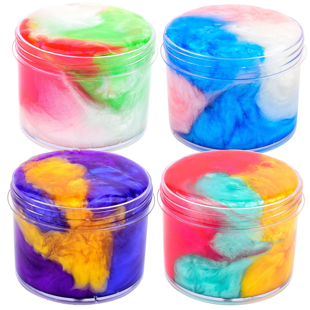 WUJYLY Galaxy Slime Kit with colorful slime for immersive, mess-free play