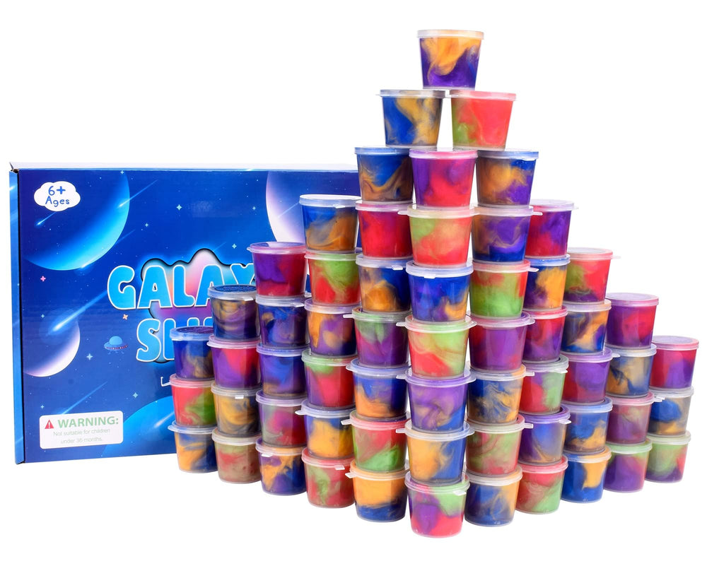 WUJYLY Galaxy Slime Kit classroom-friendly set for rewards and activities.