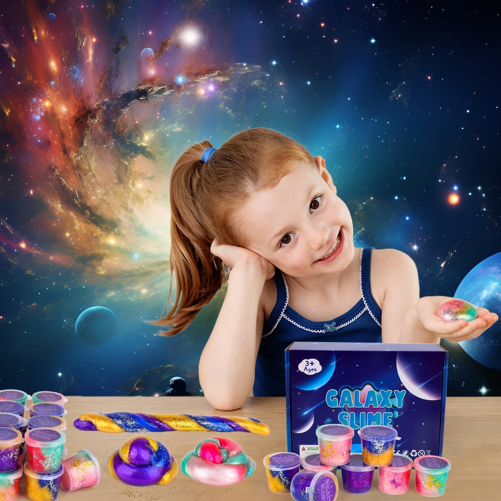 WUJYLY Gift-ready slime bundles suitable for stocking stuffers