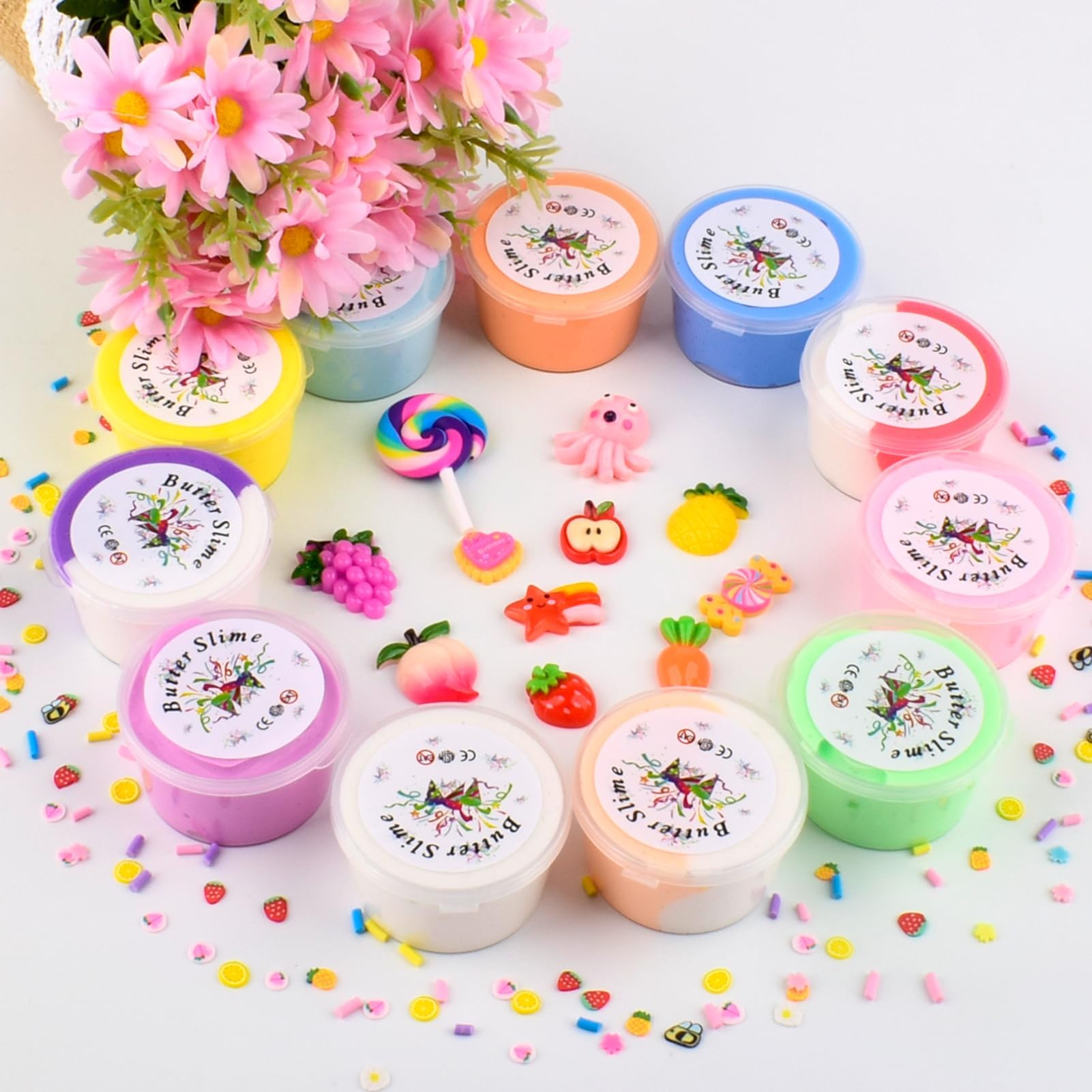 WUJYLY Safe, ASTM and CPC certified slime kit for kids.