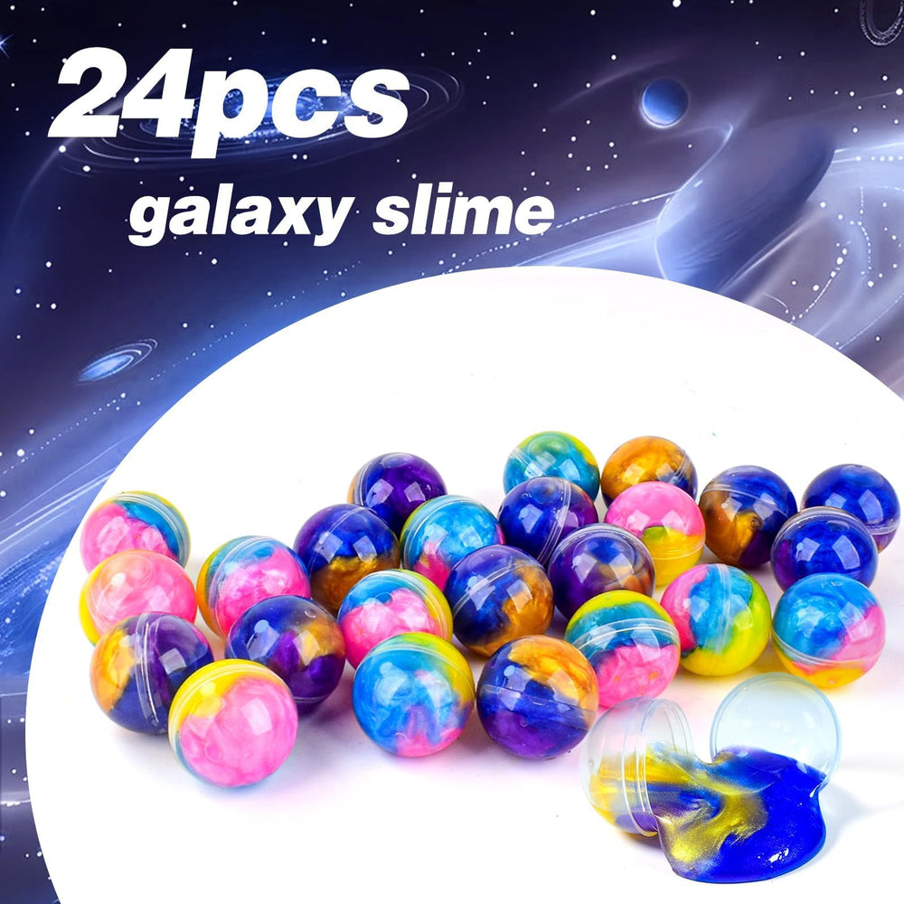 WUJYLY slime balls, individually wrapped, ideal for mess-free gifting and celebrations.