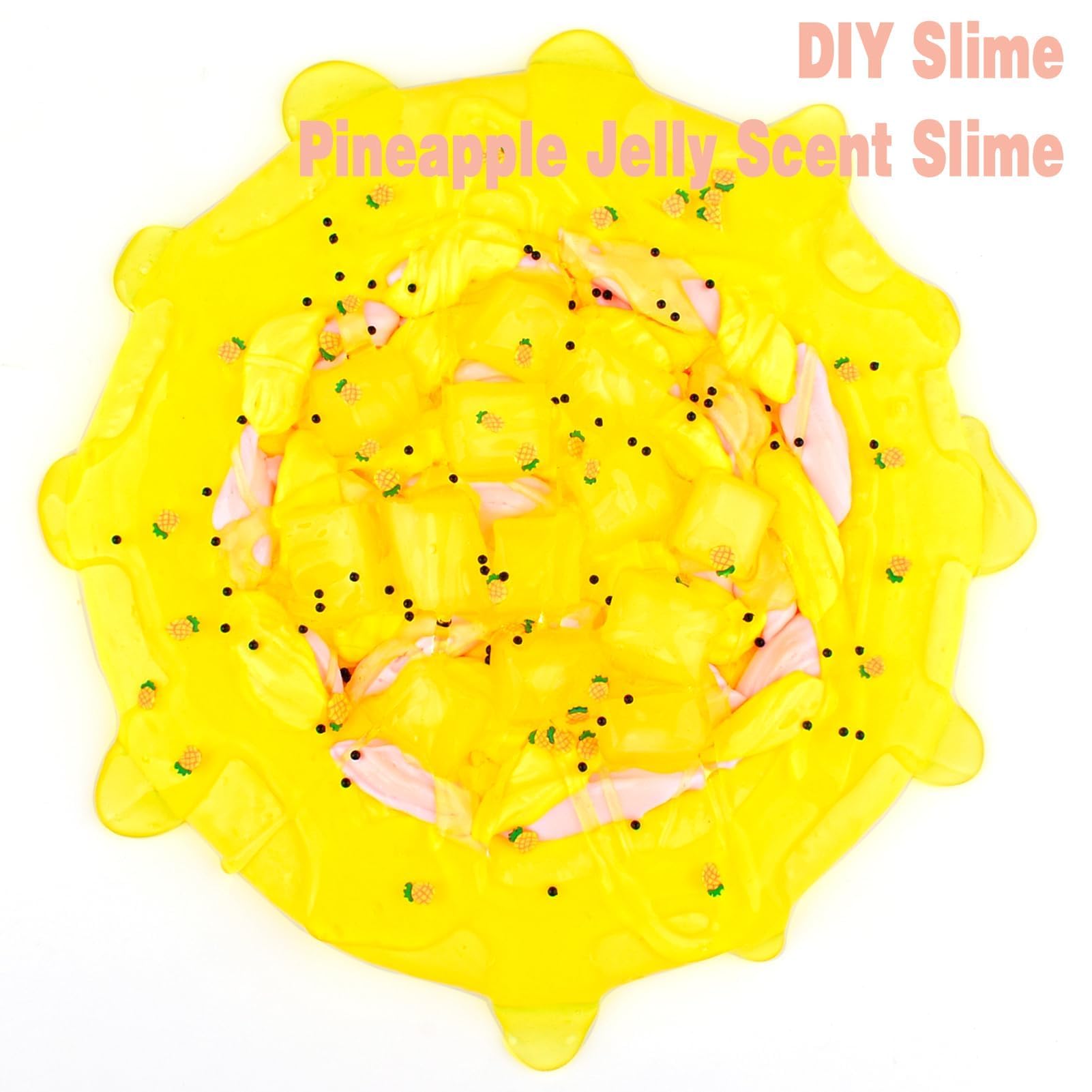 WUJYLY slime container with lid for tidy storage.
