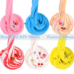 WUJYLY Slime containers with lids for tidy, mess-free storage.