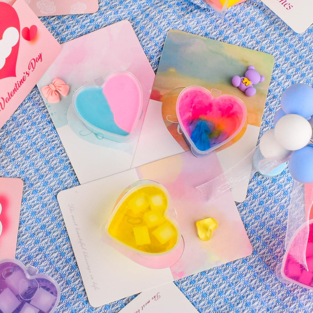 WUJYLY classroom-ready slime kit for school valentine exchanges