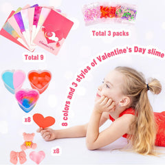 WUJYLY slime set with rainbow colors sparks creativity during valentines