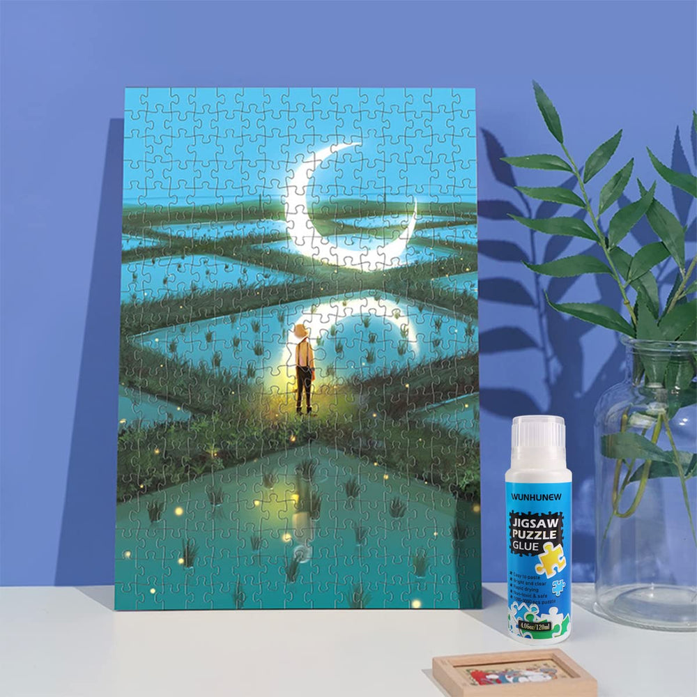 Wunhunew puzzle glue works with wood and paper puzzles