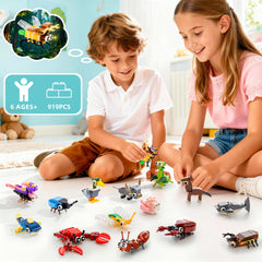 WuNian insect blocks support fine motor skills through hands-on building.
