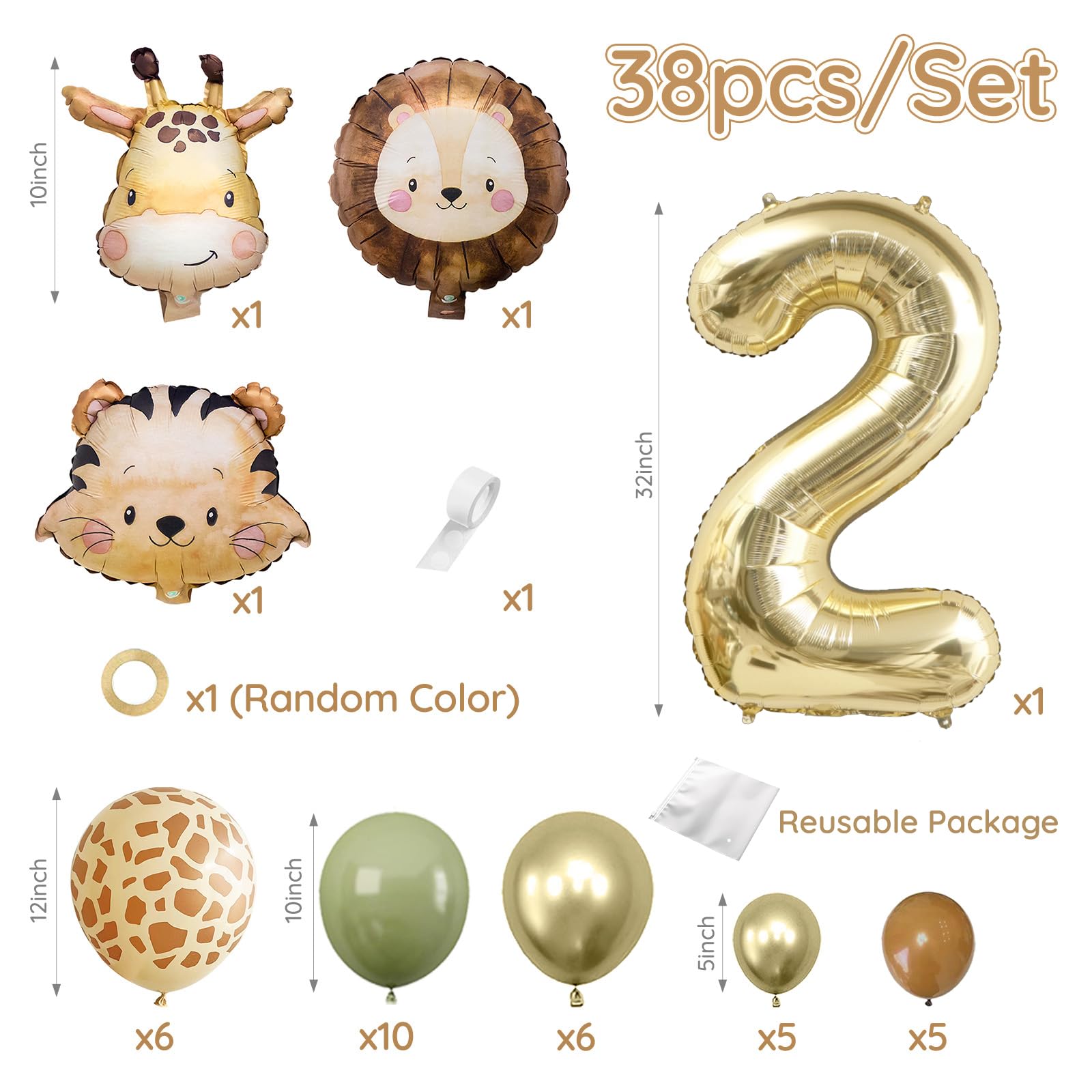 Wuokkig animal theme party decor brings bright colors and charming silhouettes to any venue.