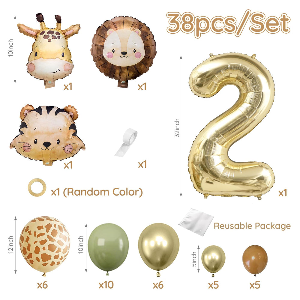 Wuokkig animal theme party decor brings bright colors and charming silhouettes to any venue.