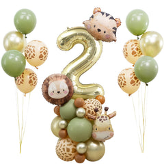 Wuokkig Jungle Safari balloons pack adds a playful focal point for birthdays.