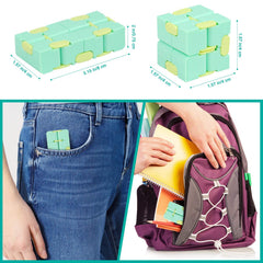 WUQID Infinitycube portable-carry makes it easy to slip into a pocket for anytime fun.