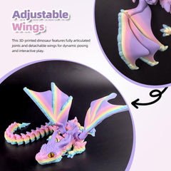 WUQIREN 3D-Printed Dragon: durable PLA for long-lasting display