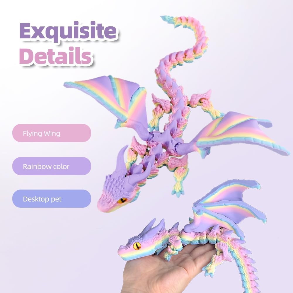 WUQIREN antlered dragon: random color distribution adds unique charm