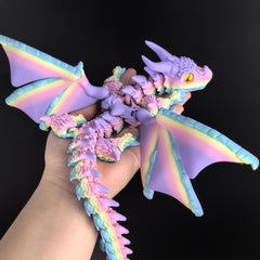 WUQIREN dragon with articulated joints: poseable desk companion
