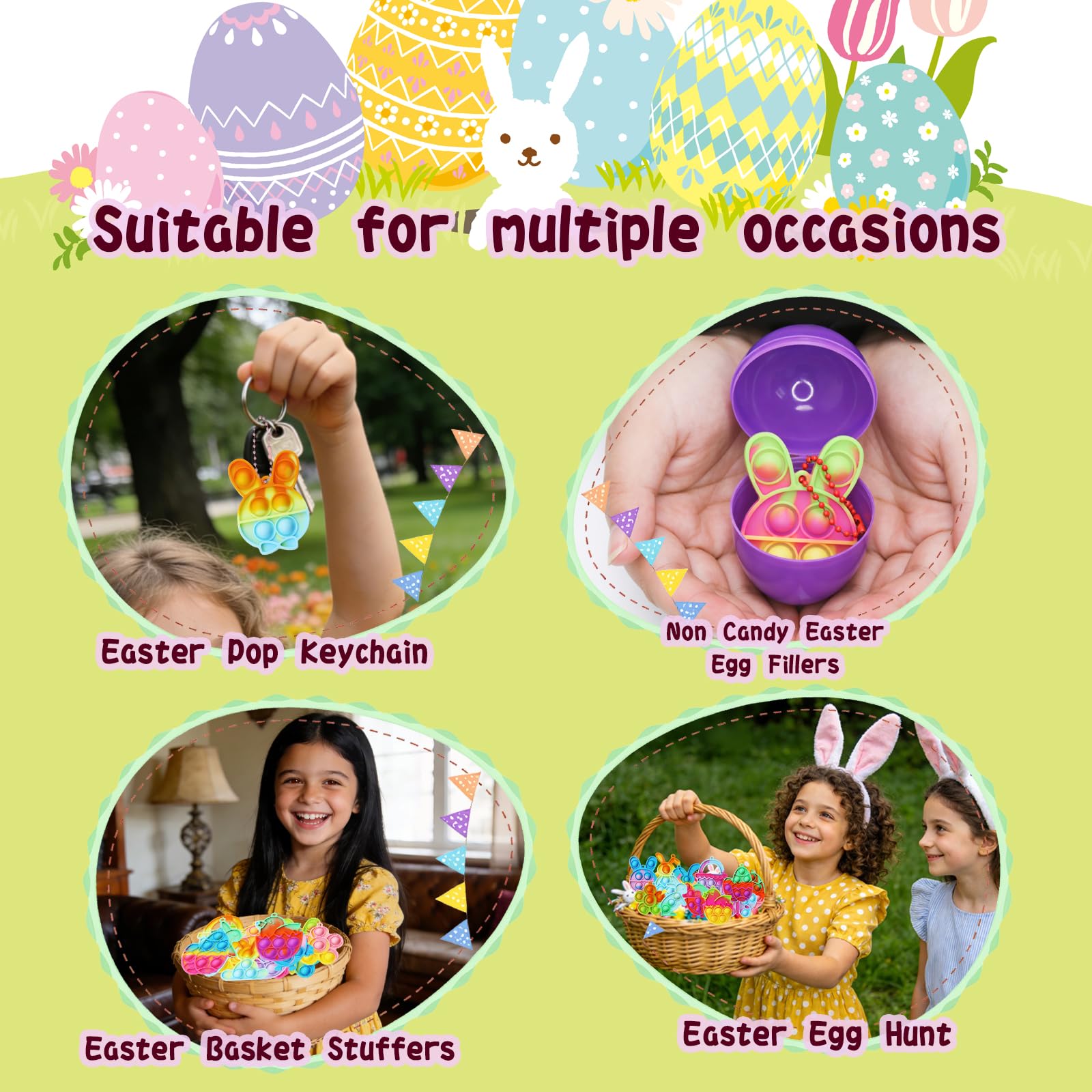 Wuridiwa Easter non-candy fillers keep treats sugar-free.