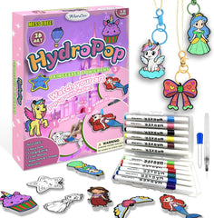 WurLoo Aqua Puffs 3D Art Kit hero image showing color-to-foam transformation