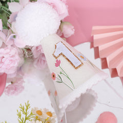WUTKYAX Photo-ready floral crown that elevates birthday photos