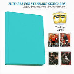 WUTONMU double-sided pages provide secure, clear card viewing and protection