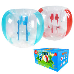 Deflate and store Sunshine Mall bumper ball compactly after use