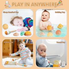 Wuzhineisn baby maraca adds shake-and-rattle fun to musical moments.