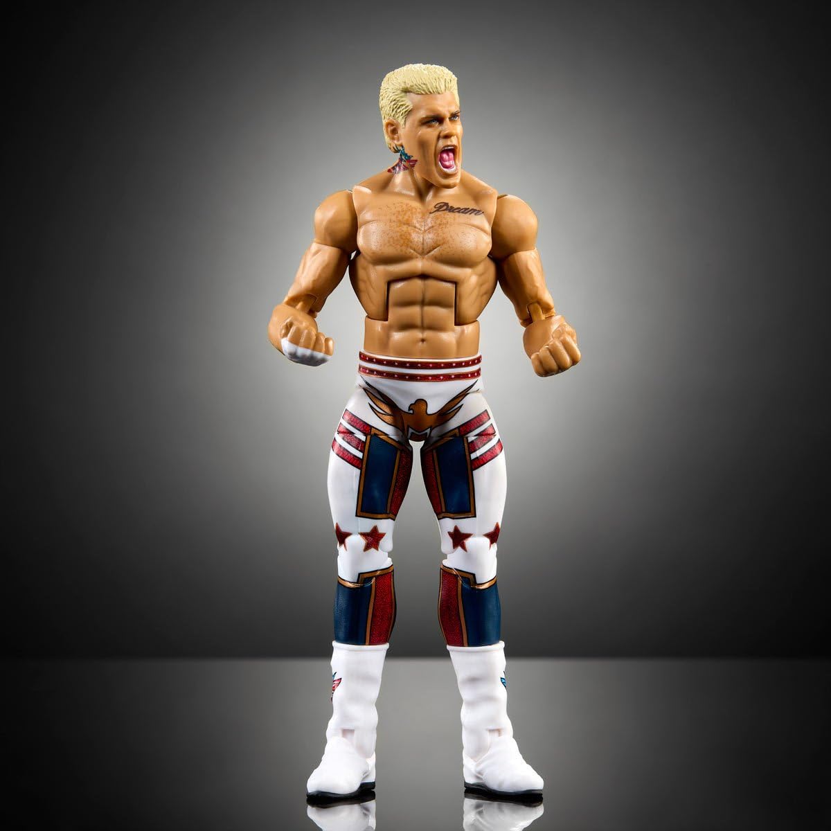 WWE Cody Rhodes Elite figure with poseable joints for dynamic shots