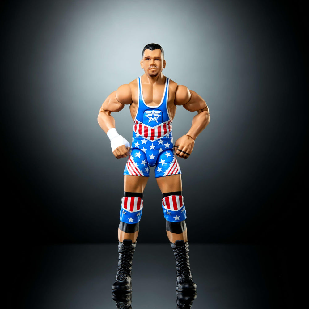 WWE Elite Series Julius Creed TrueFX detailing captures lifelike facial features.