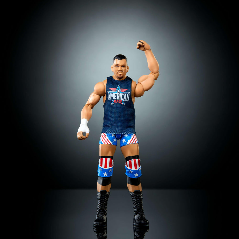 WWE Elite Julius Creed accessories included for authentic play and display.