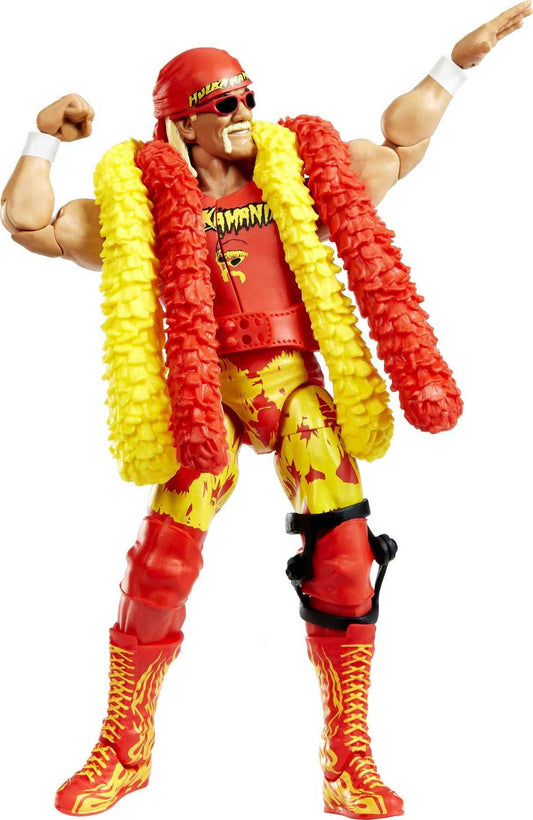 WWE Hulk Hogan 6-inch figure articulates in a striking pose
