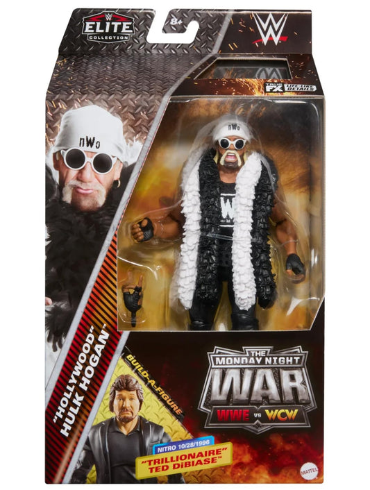 WWE Hollywood Hulk Hogan NWO 2025 Elite figure front view for dynamic display.