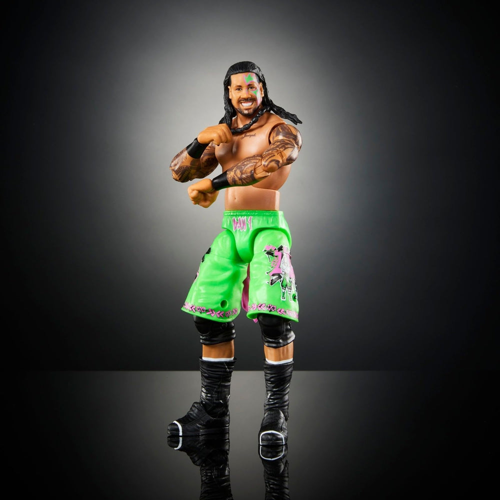 WWE Jey Uso Elite Greatest Hits 7 head-scan detail for realistic likeness.