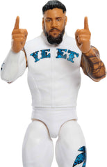 WWE Jey USO figure with authentic ring gear for play and display.