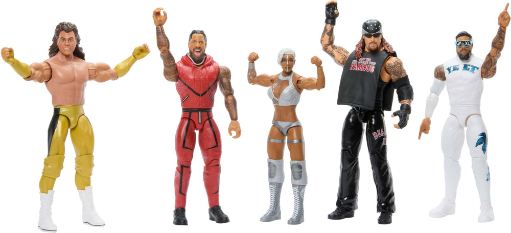 WWE Jey USO figure life-like face ideal for collectors and fans.