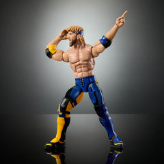 WWE Logan Paul Elite Greatest Hits 9 action pose demonstrates dynamic wrestling stance.