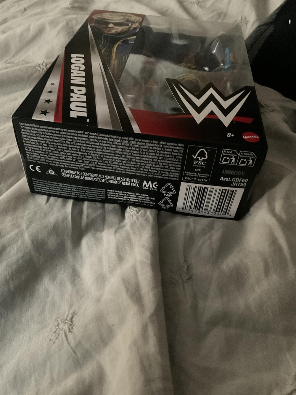 WWE Logan Paul Elite Greatest Hits 9 design details enhance collector appeal.