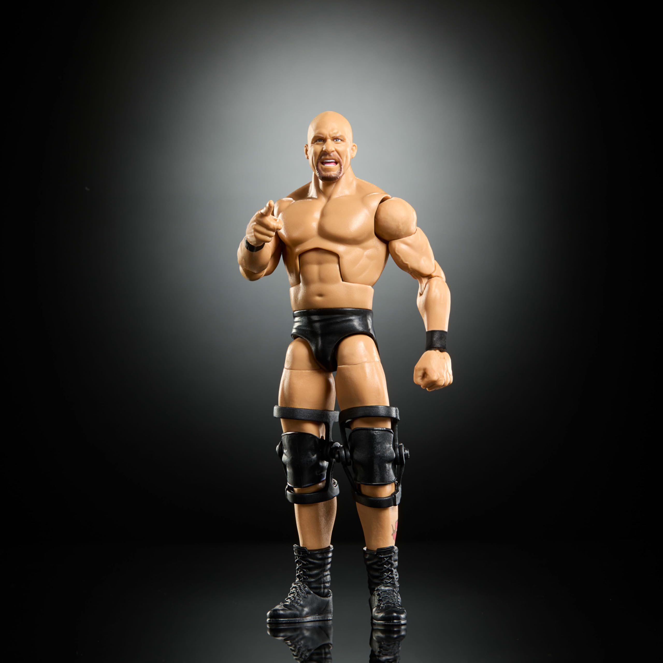 Stone Cold Steve Austin TrueFX details capture lifelike facial features.
