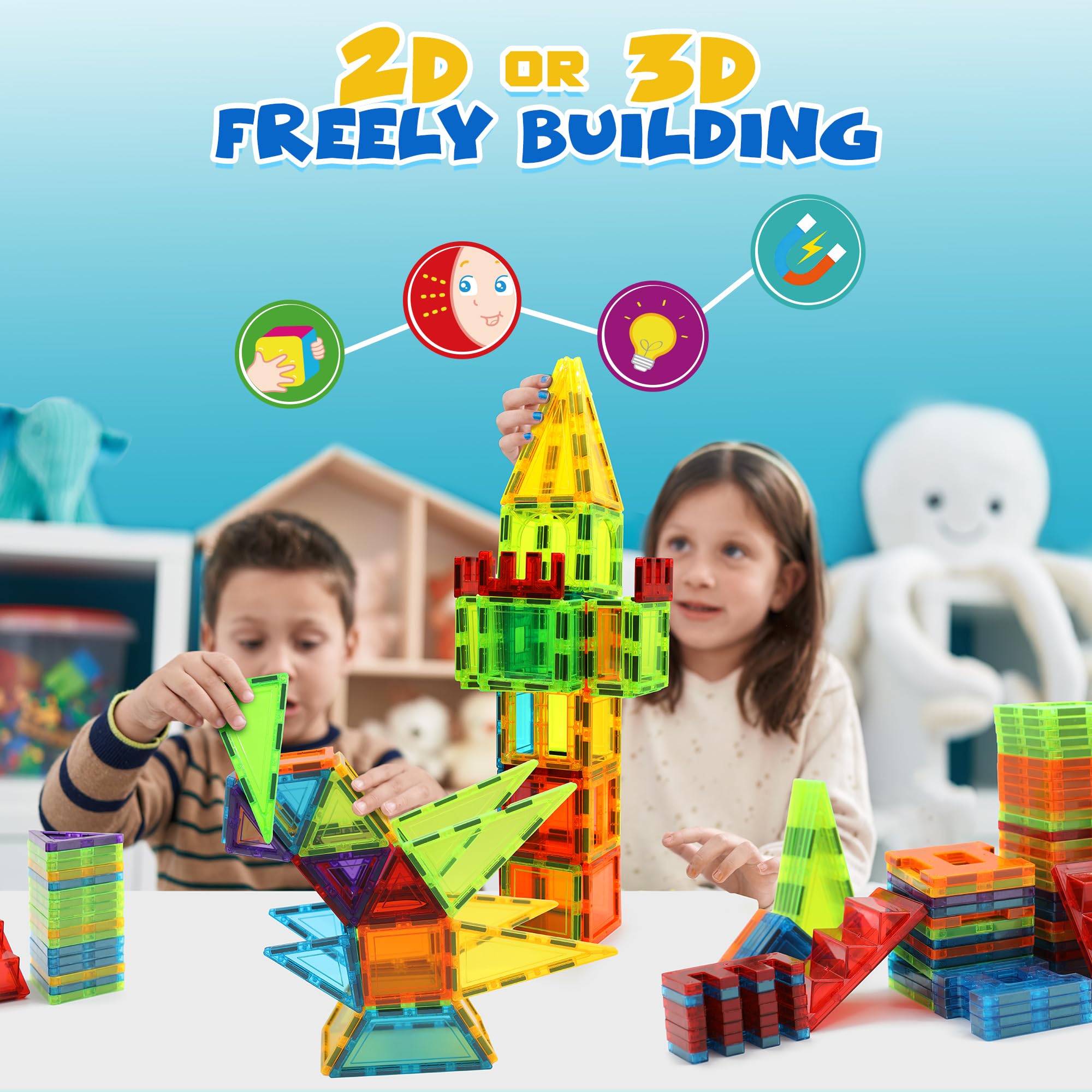 The rugged construction of WWISE BLOCK tiles supports long-term use as kids grow.
