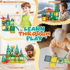 wwise-block open-ended play promotes creativity through varied tile configurations.
