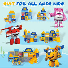 Two transformable Jett and Donnie figures invited for imaginative play
