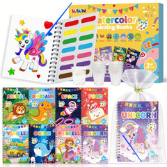 WWN water coloring books bulk set for travel and party favors