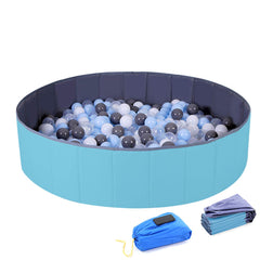 WWS 4-feet ball pit folding setup shows quick, tool-free assembly for easy use