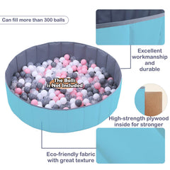 WWS ball pit no-inflate design eliminates pumping and leaks