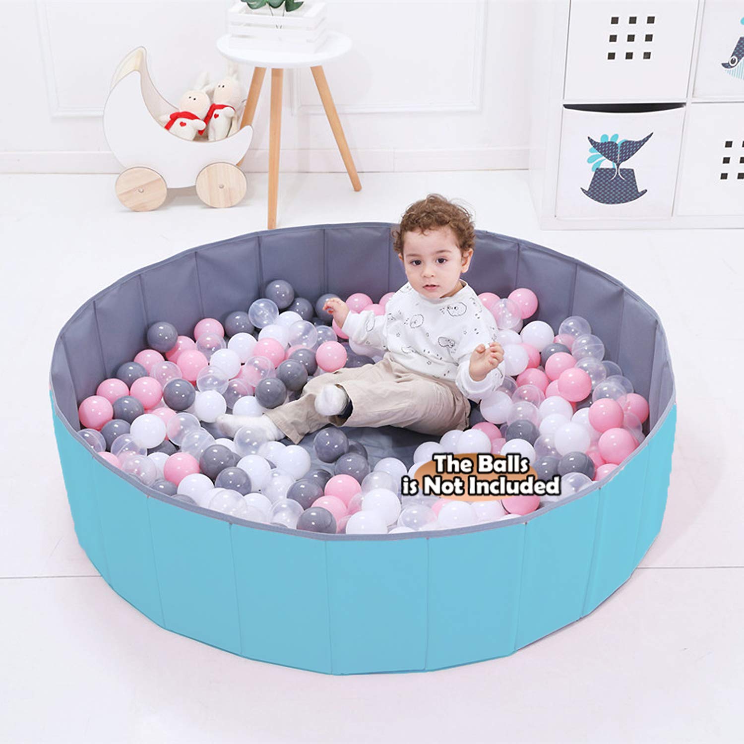 WWS ball pit portable and foldable for easy storage and travel