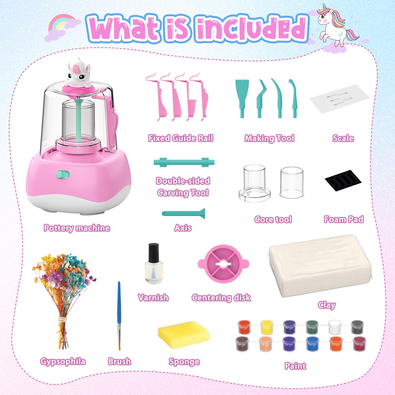 Wwzzey pottery kit with clay and glaze fuels colorful, mess-free art sessions