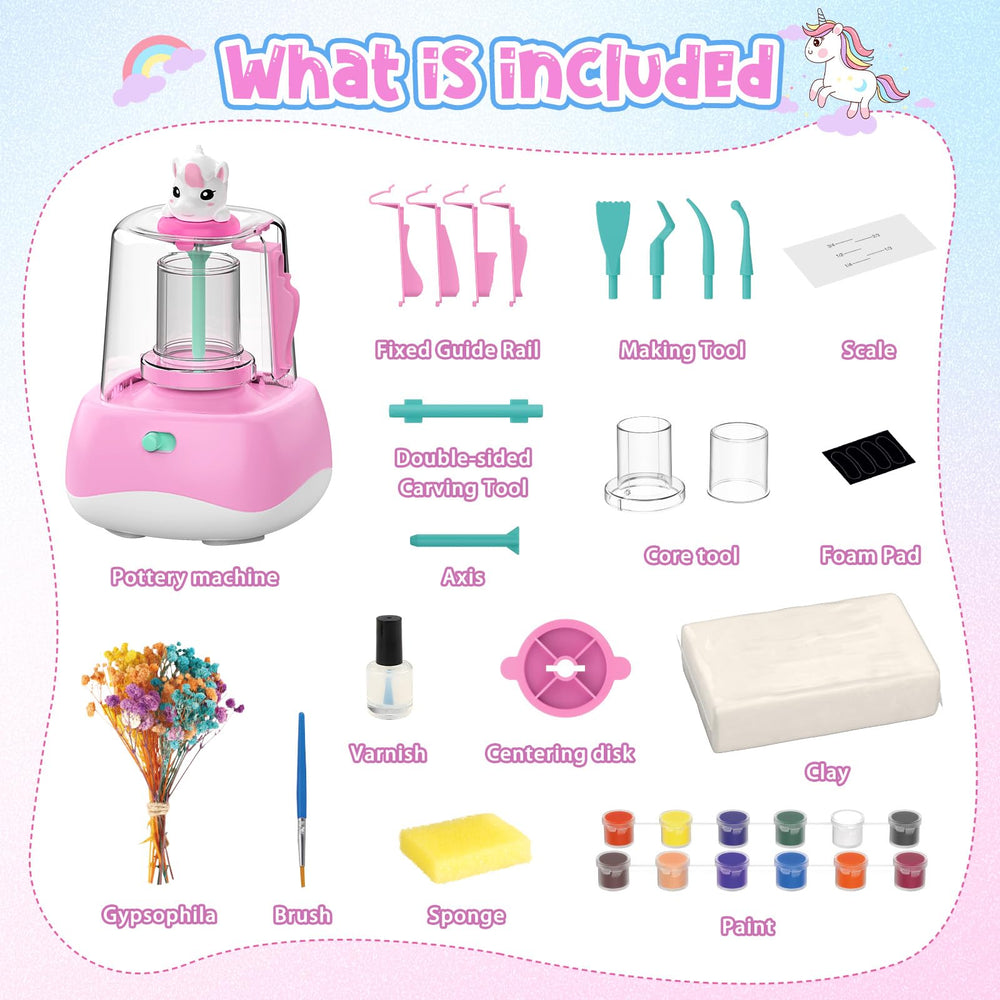Wwzzey pottery kit with clay and glaze fuels colorful, mess-free art sessions