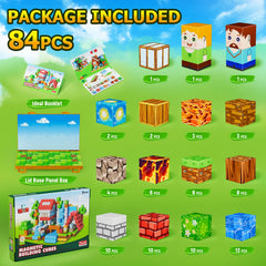 Wxlbr 1-inch cube blocks for tiny hands and sturdy stacking