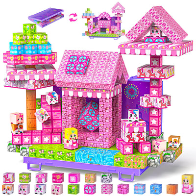 Wxlbr Castle Park Set for imaginative castle-building and family playtime