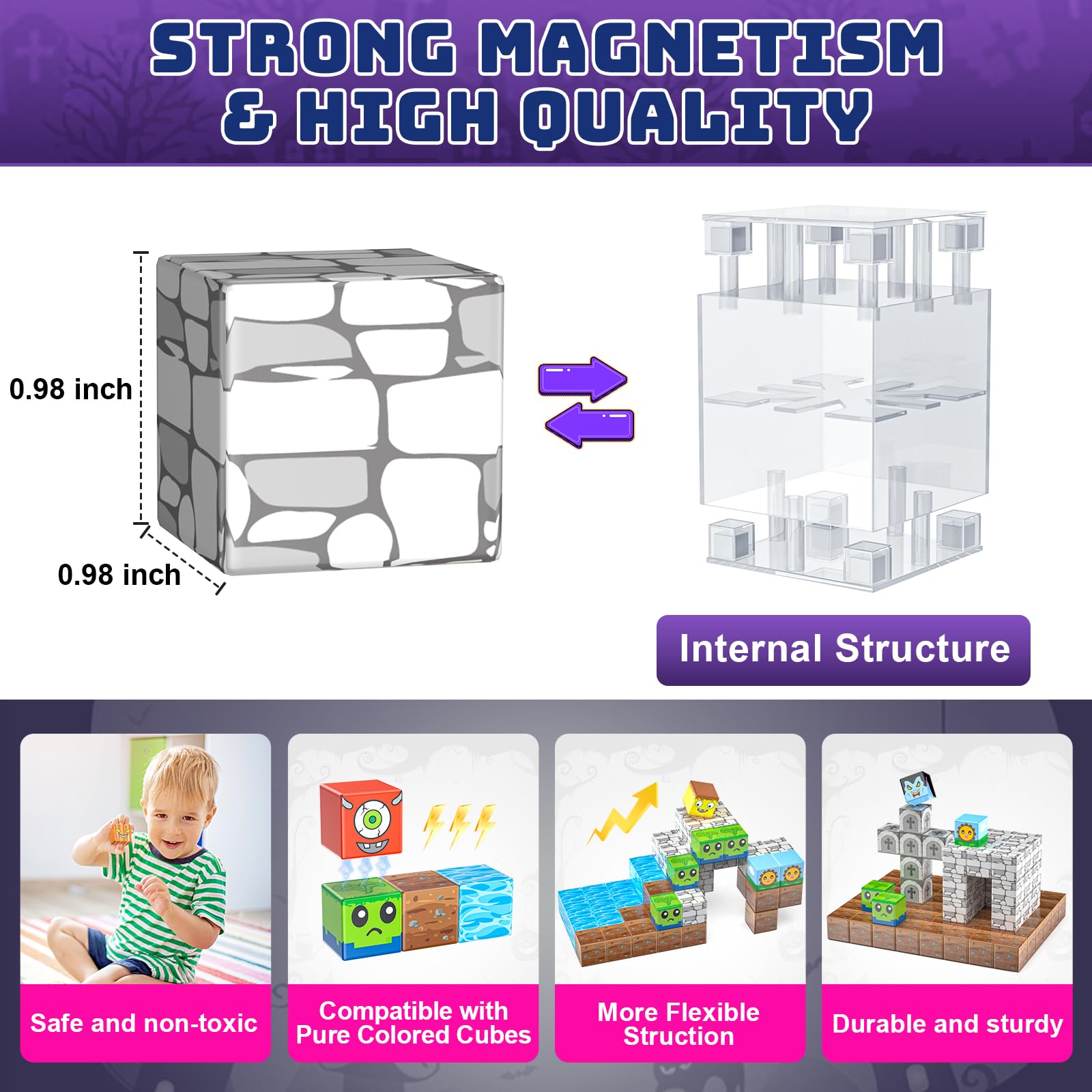 Wxlbr sealed magnetic system keeps magnets in place for stable builds