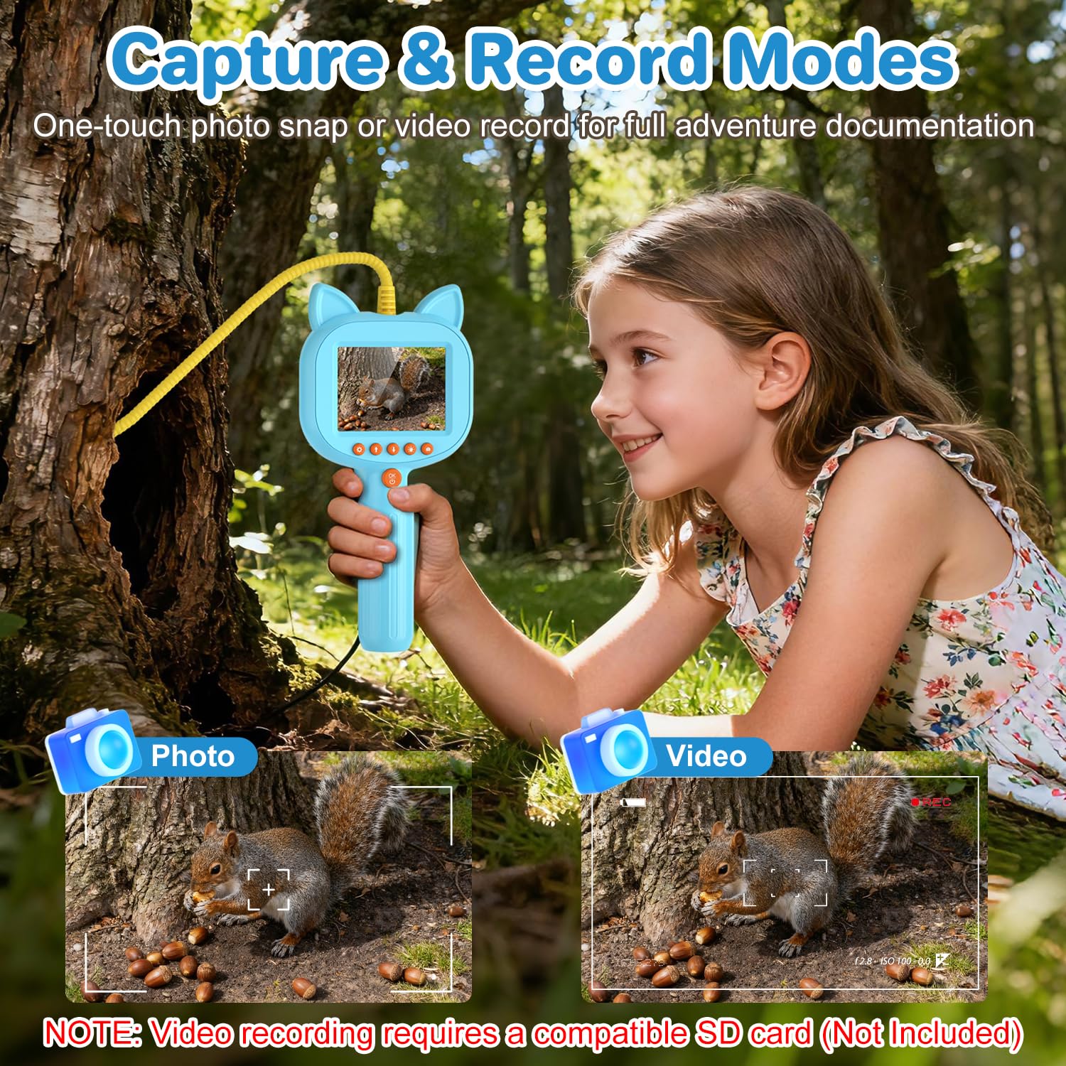 wxnlo STEM learning borescope sparks curiosity about biology