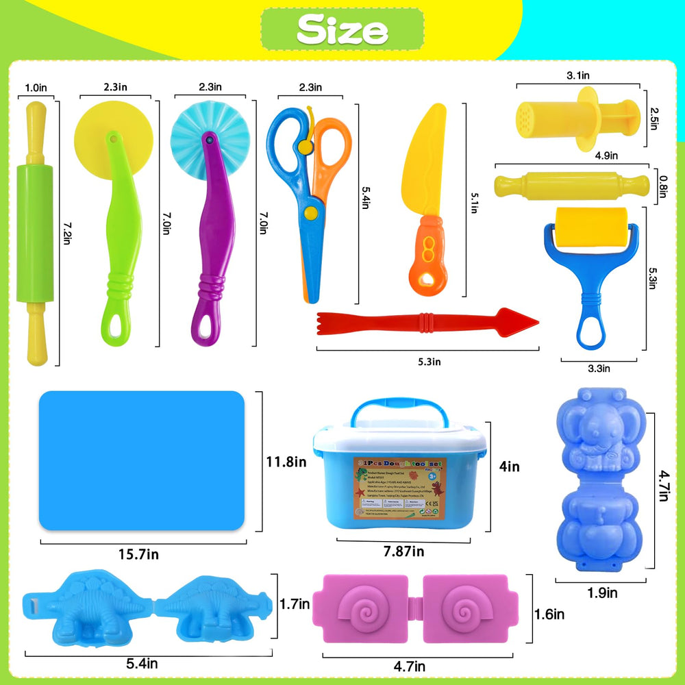 Wxqfumy 3D animal molds inspire imaginative play.
